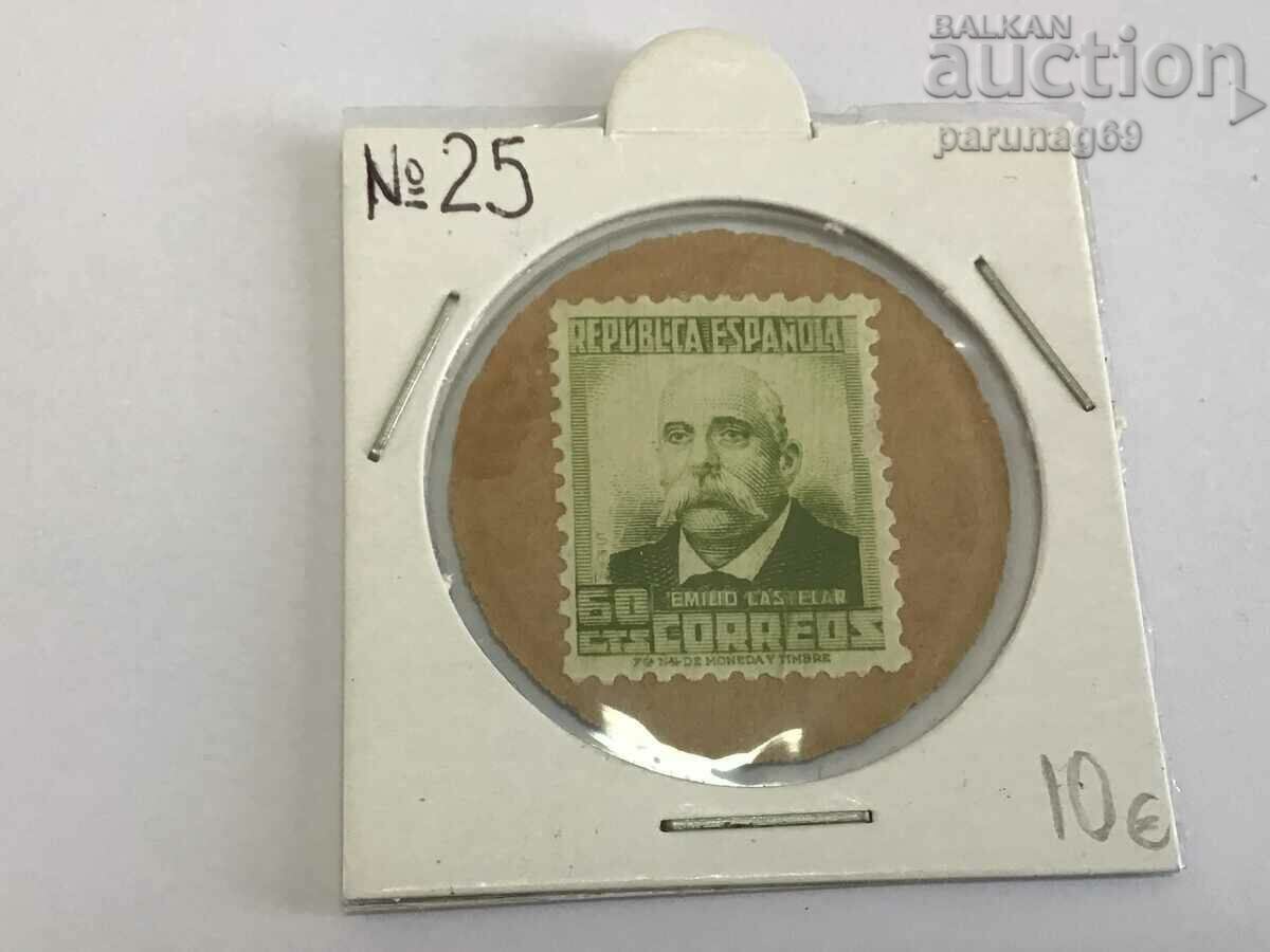 Spania 60 centimos 1932 - 1938 №25