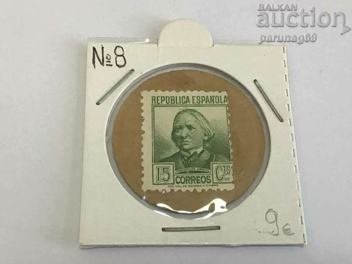 Spania 15 centimos 1932 - 1938 anul #8 (BS)