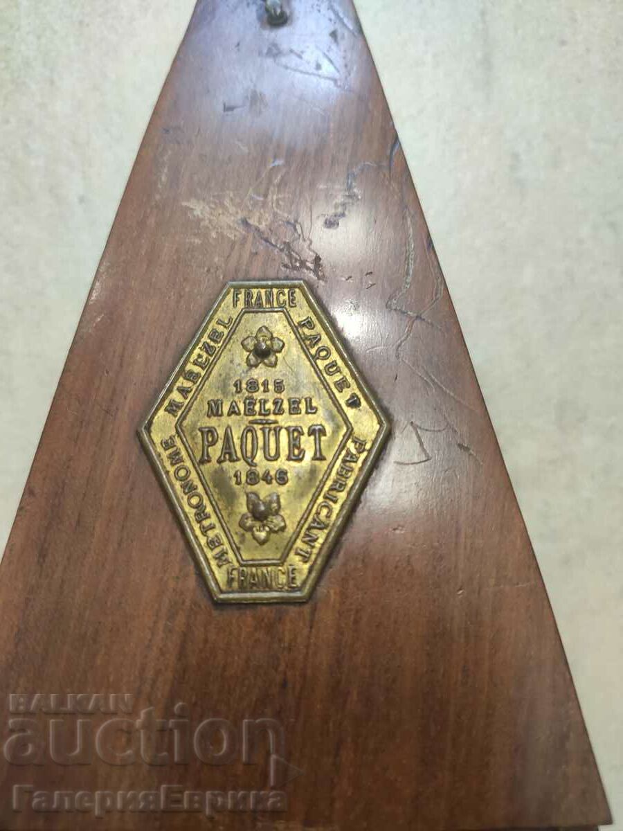 Old metronome Maelzel Paquet France works with price 149.00 BGN | € 76.18