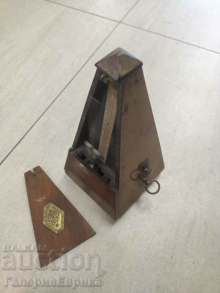 Стар метроном Maelzel Paquet France работи - 6