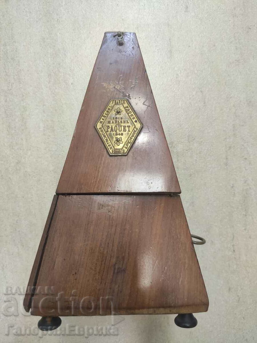 Old metronome Maelzel Paquet France works