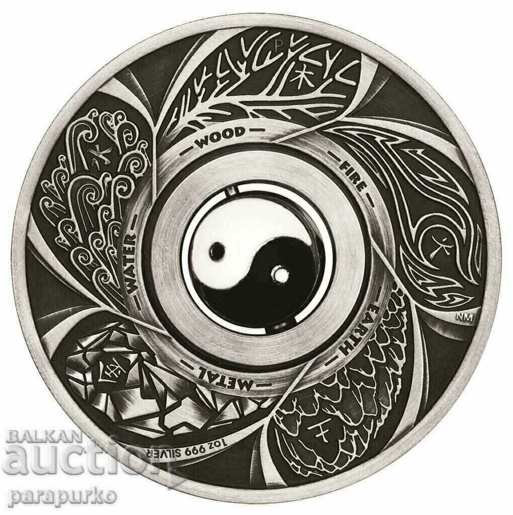 Auction Silver 1oz YIN YANG ROTATING CHARM 2016 READ!!! Auction Silver 1oz YIN YANG ROTATING CHARM 2016 READ!!!