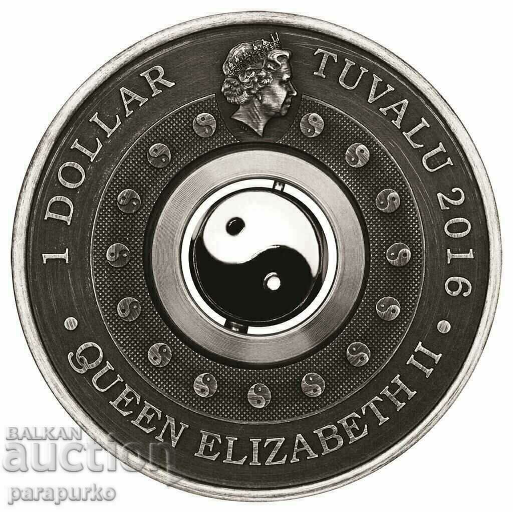Delivery of Silver 1oz YIN YANG ROTATING CHARM 2016 READ!!! Delivery of Silver 1oz YIN YANG ROTATING CHARM 2016 READ!!!
