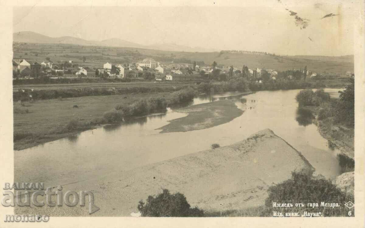 Old postcard - Mezdra, View