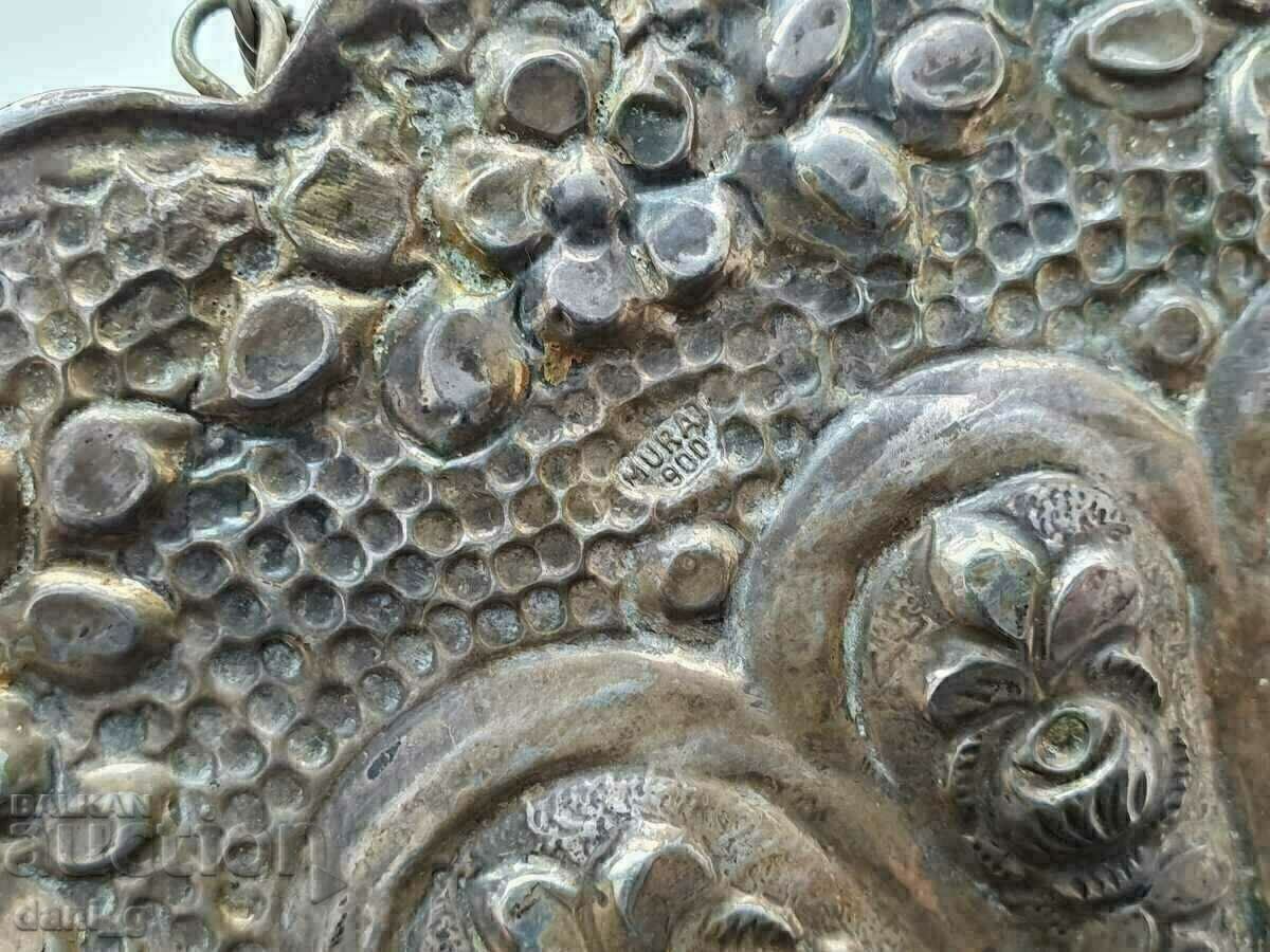 Oglindă musulmană de mireasă cu incrustație manuală de argint cu preț € 500.00 | 977.92 BGN