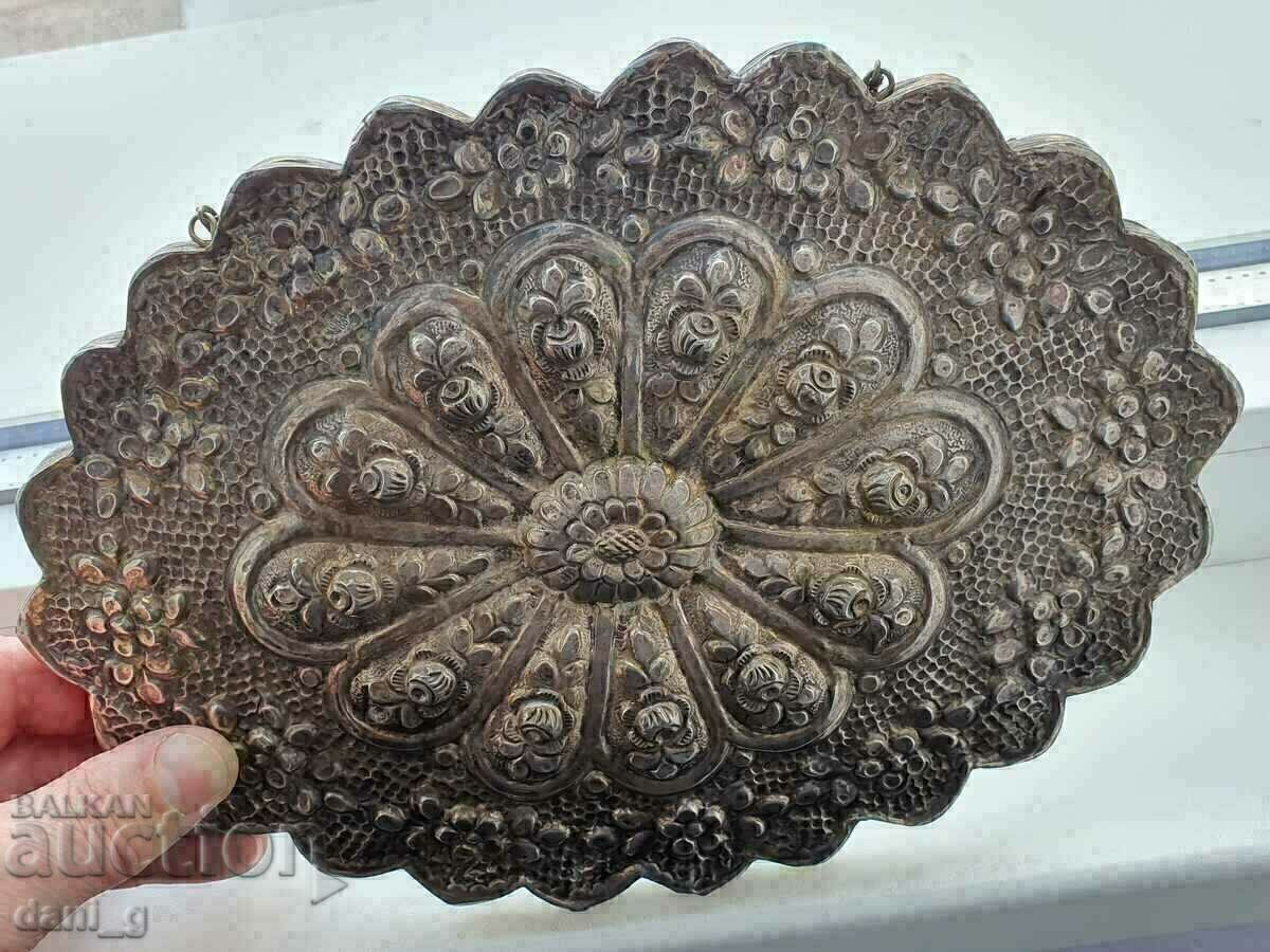 Auction Silver Hand Inlaid Bridal Muslim Mirror Auction Silver Hand Inlaid Bridal Muslim Mirror