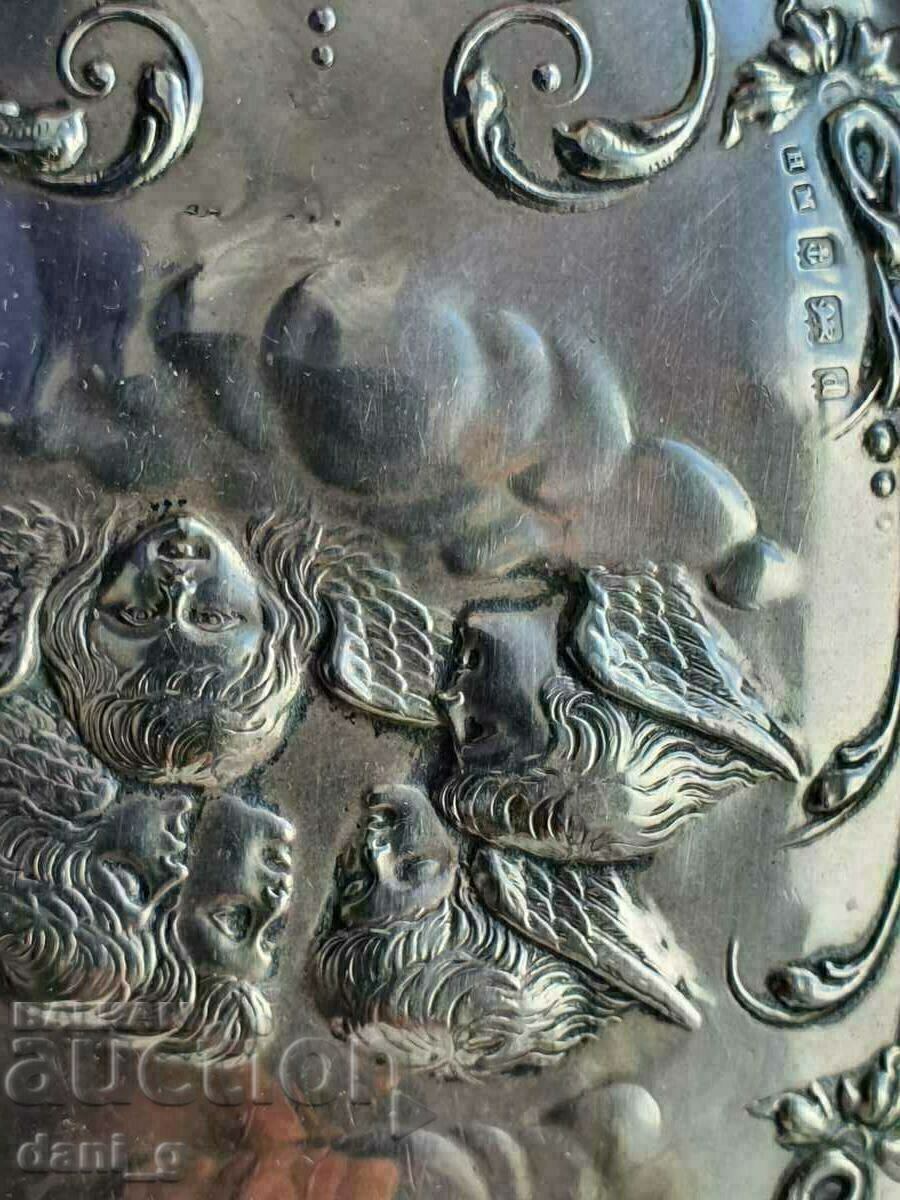 Antique silver crystal mirror with price 900.00 BGN | € 460.16 Antique silver crystal mirror with price 900.00 BGN | € 460.16