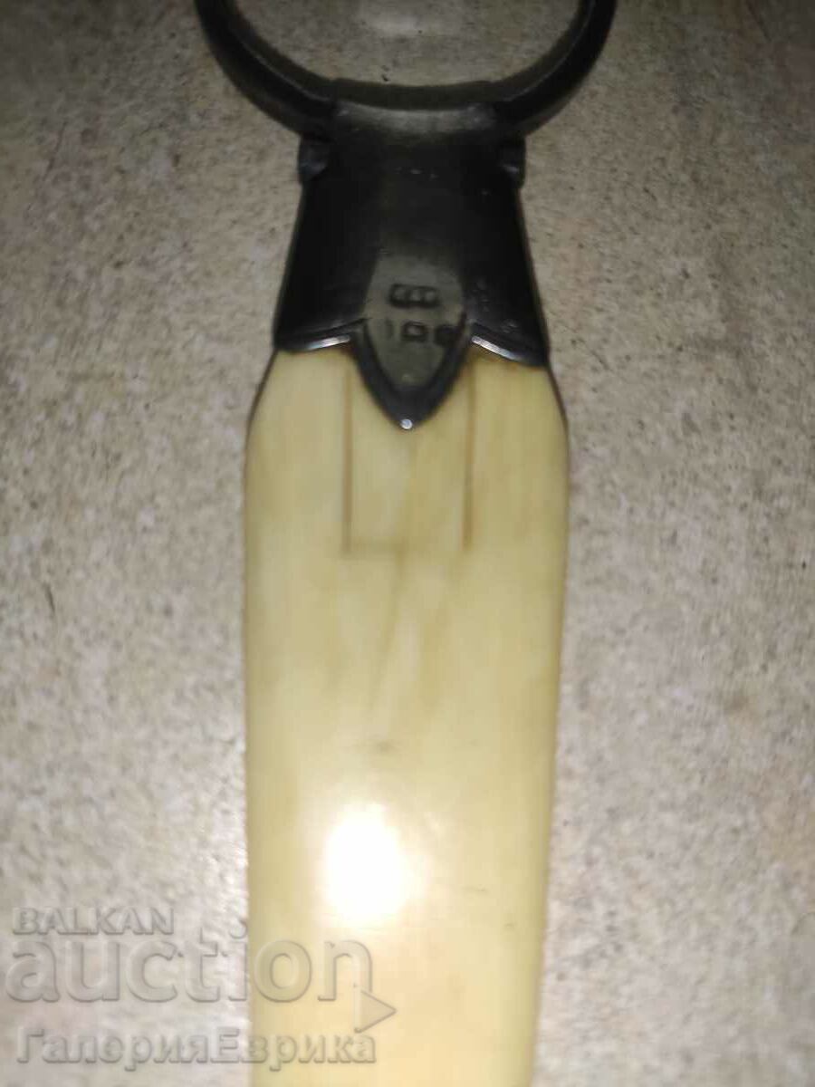 Παλιό μεγεθυντικό φακό ασημένια σφραγίδα οστών - 5 Παλιό μεγεθυντικό φακό ασημένια σφραγίδα οστών - 5