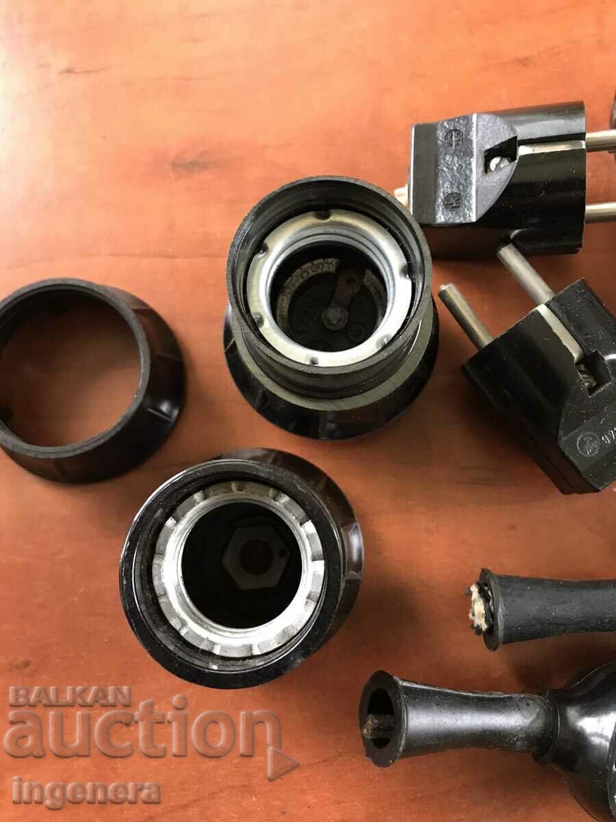 SOCKETS PLUGS PLUGS LAMP TERMINALS - 5 SOCKETS PLUGS PLUGS LAMP TERMINALS - 5
