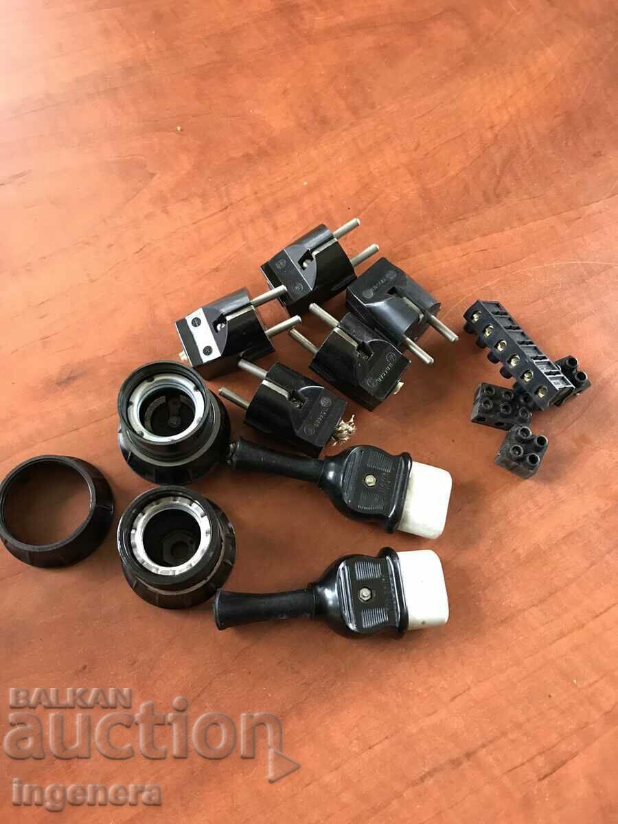 SOCKETS PLUGS PLUGS LAMP TERMINALS - 6 SOCKETS PLUGS PLUGS LAMP TERMINALS - 6