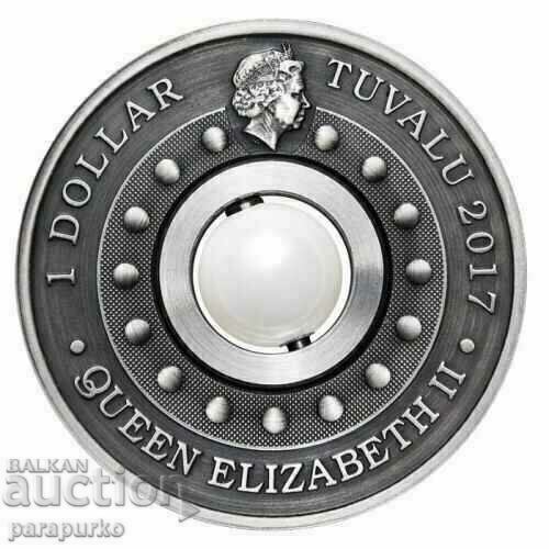 Auction  Silver 1oz DRAGON AND PEARL 2017 READ!!!