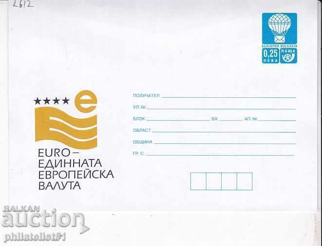 Envelope with item 22 st. OK. 2001 EURO 2612