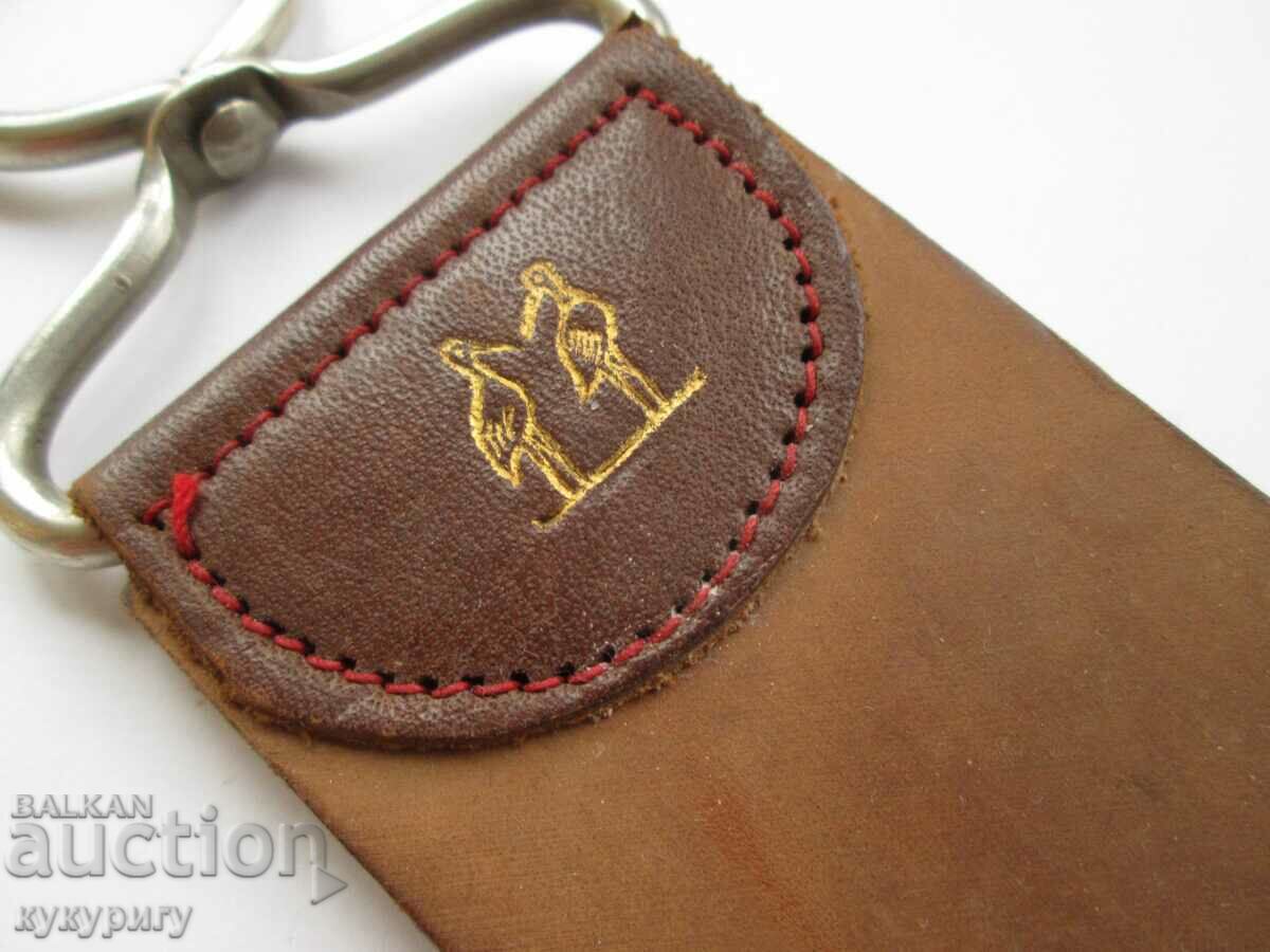 Auction Old German Barber Belt Strap Solingen Razor Sharpener Auction Old German Barber Belt Strap Solingen Razor Sharpener