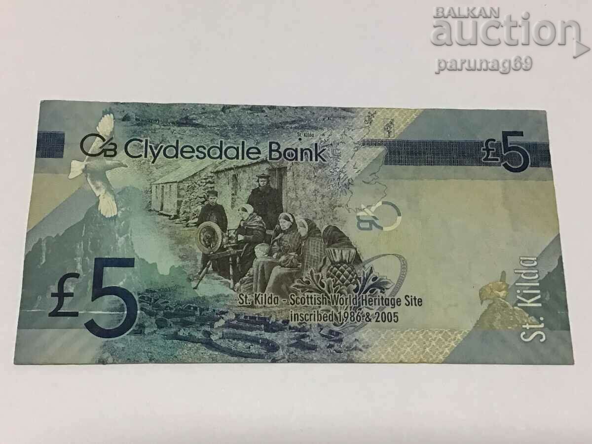 Scotland 5 pounds 2009 (OR) with price 28.00 BGN | € 14.32
