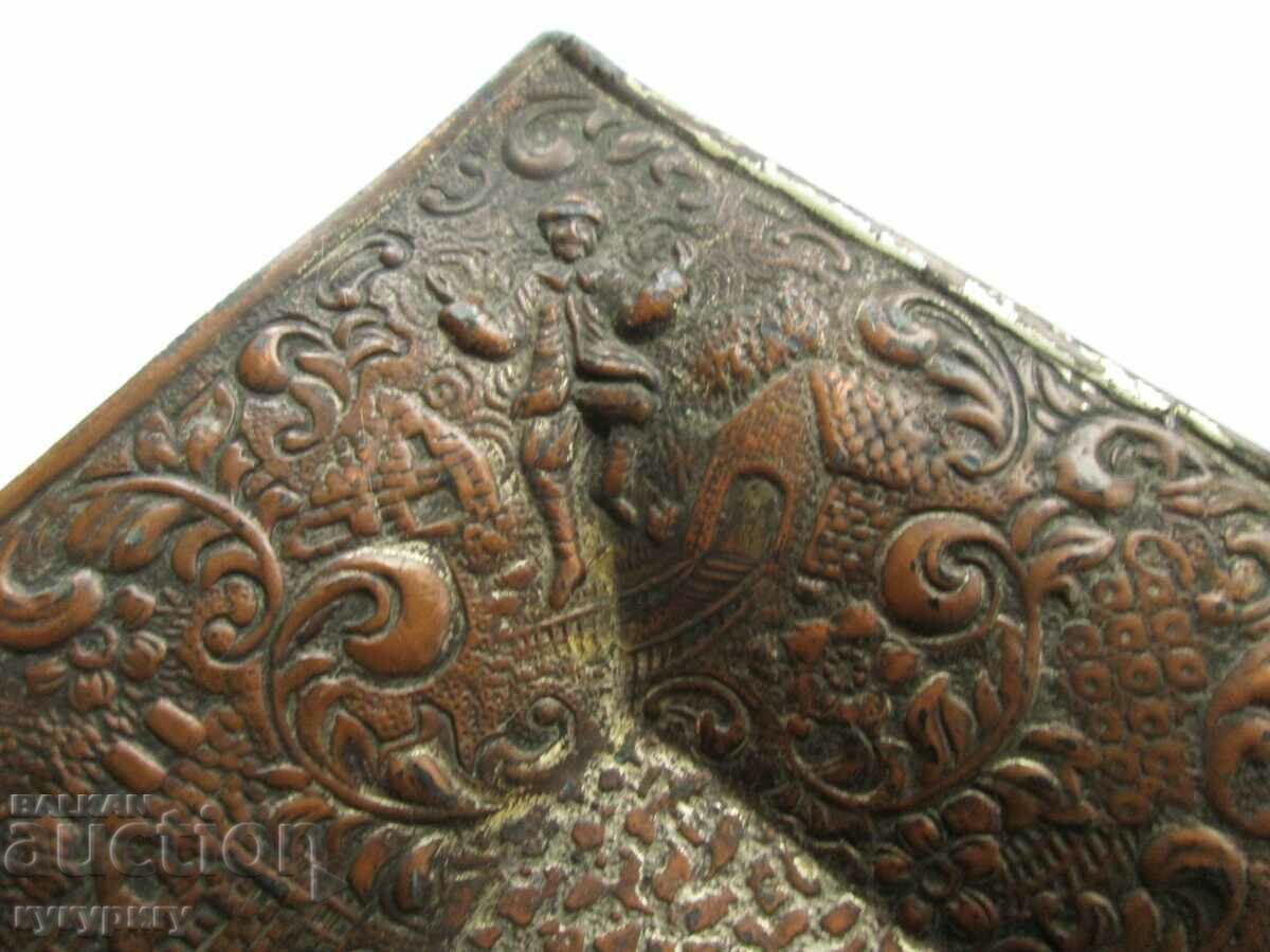 Delivery of Old Japanese tray scenes from the village beat coffee tea tray Delivery of Old Japanese tray scenes from the village beat coffee tea tray