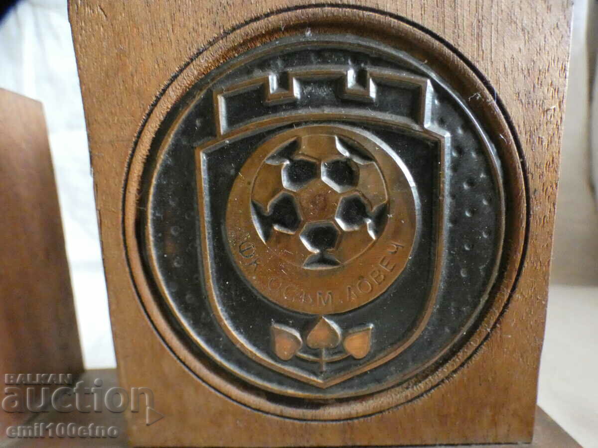 FC Osam Lovech - wooden stand with price 12.00 BGN | € 6.14 FC Osam Lovech - wooden stand with price 12.00 BGN | € 6.14
