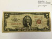 USA 2 Dollars 1953 RED STAMP