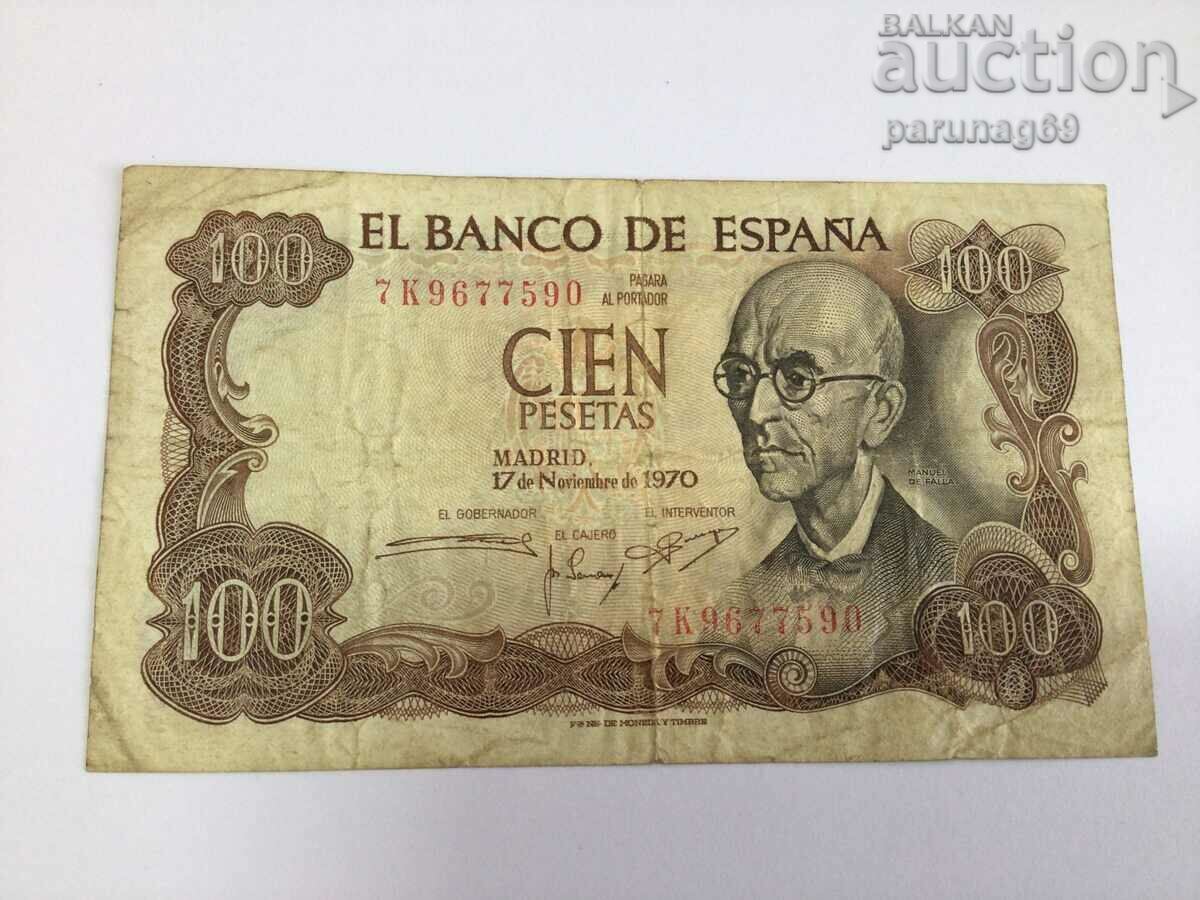 Spain 100 Pesetas 1970 (OR)