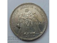 5 Φράγκα Ασήμι Γαλλία 1873 Ένα ασημένιο νόμισμα #132