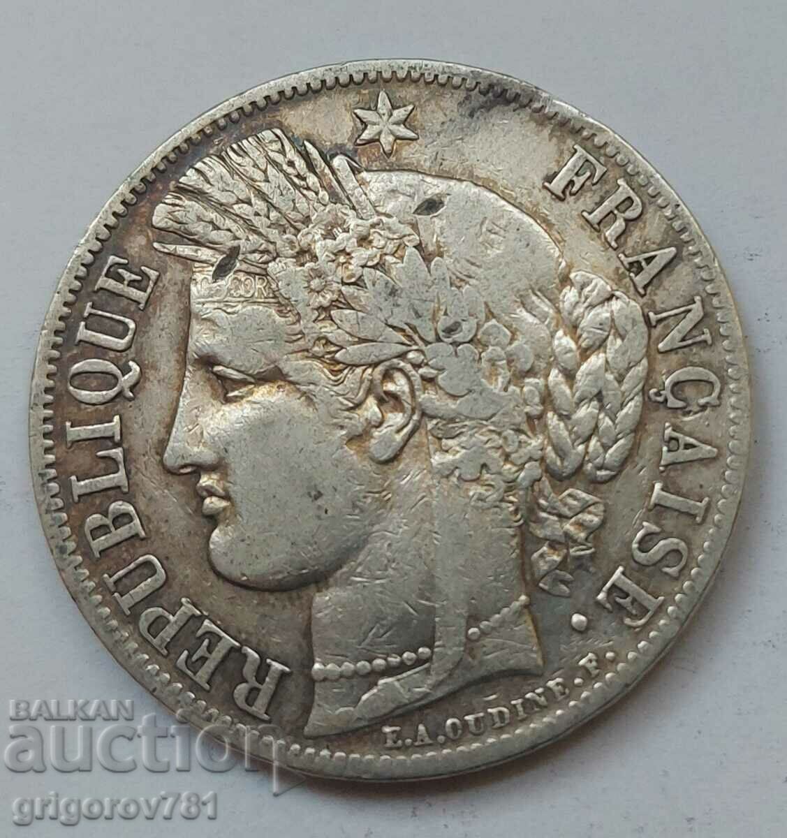 5 Franci Argint Franța 1859 O monedă de argint #149