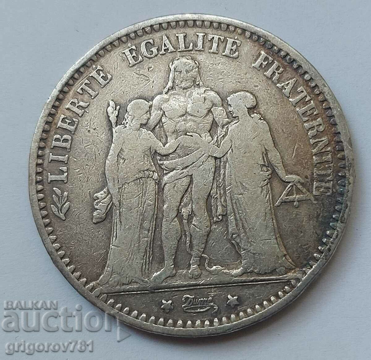 5 Φράγκα Ασήμι Γαλλία 1874 Ένα ασημένιο νόμισμα #152 με τιμή € 33.23 | 64.99 BGN 5 Φράγκα Ασήμι Γαλλία 1874 Ένα ασημένιο νόμισμα #152 με τιμή € 33.23 | 64.99 BGN