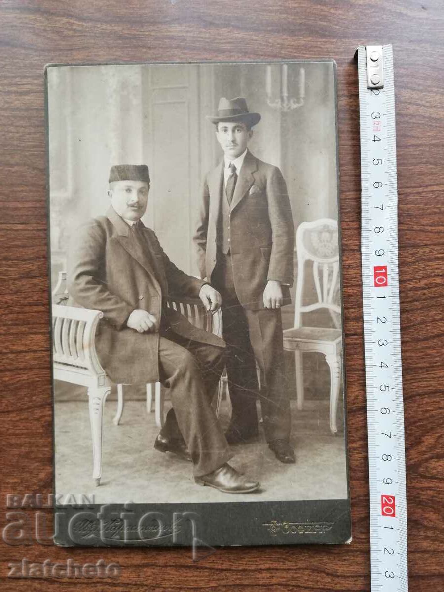 Old photo cardboard - studio Ivan Kararastoyanov with price 35.00 BGN | € 17.90 Old photo cardboard - studio Ivan Kararastoyanov with price 35.00 BGN | € 17.90