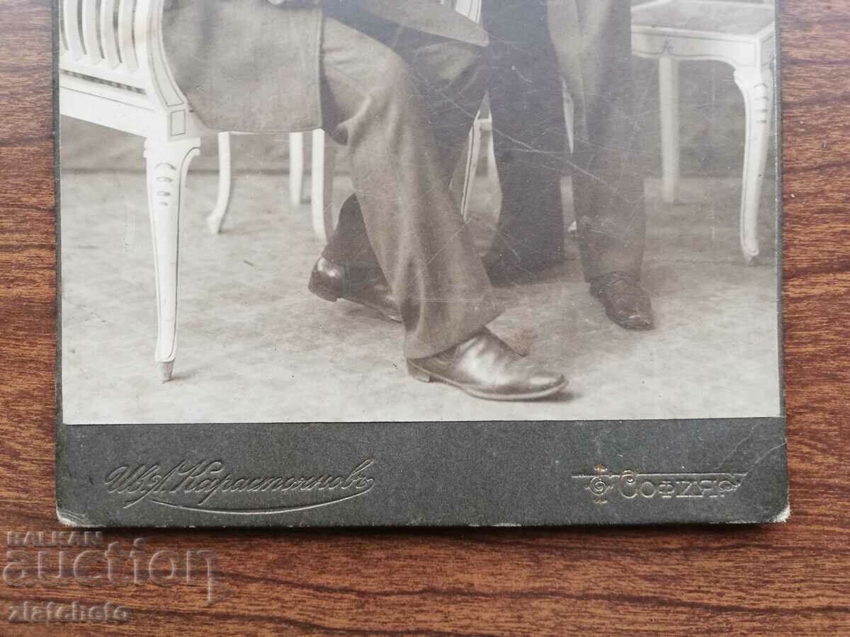 Auction Old photo cardboard - studio Ivan Kararastoyanov Auction Old photo cardboard - studio Ivan Kararastoyanov