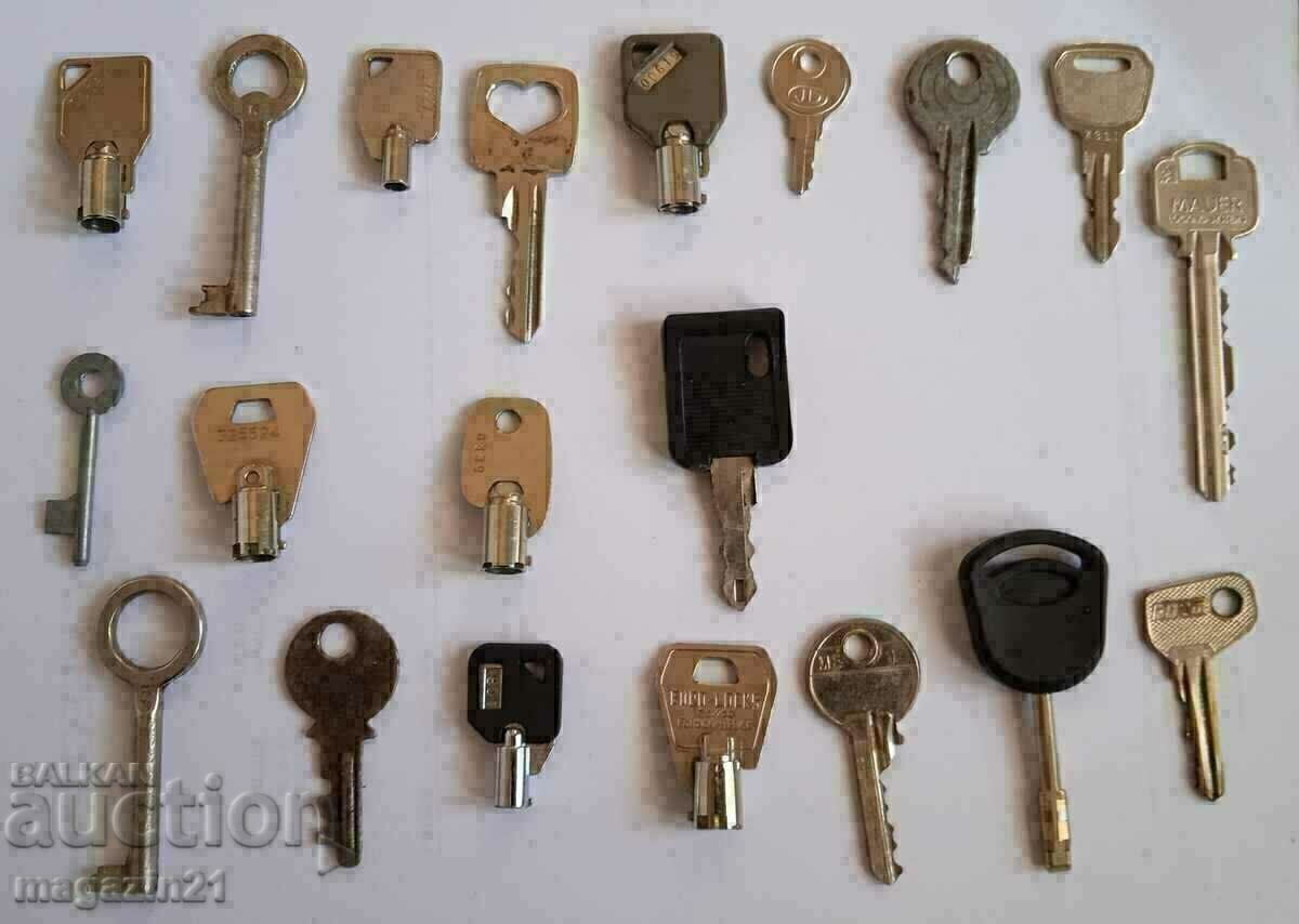 Lot of old keys