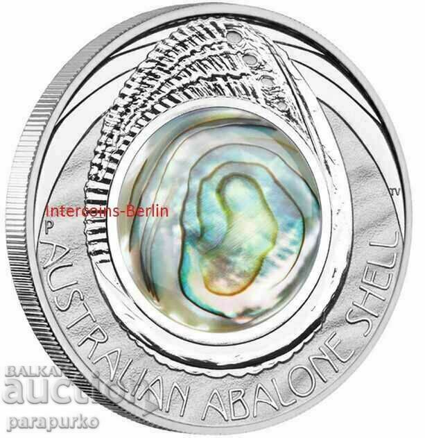 Silver 1oz AUSTRALIAN ABALONE SHELL 2014 READ!!! with price 199.00 BGN | € 101.75 Silver 1oz AUSTRALIAN ABALONE SHELL 2014 READ!!! with price 199.00 BGN | € 101.75