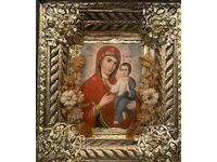 Home holiday icon Tikhvin Miraculous Mother of God
