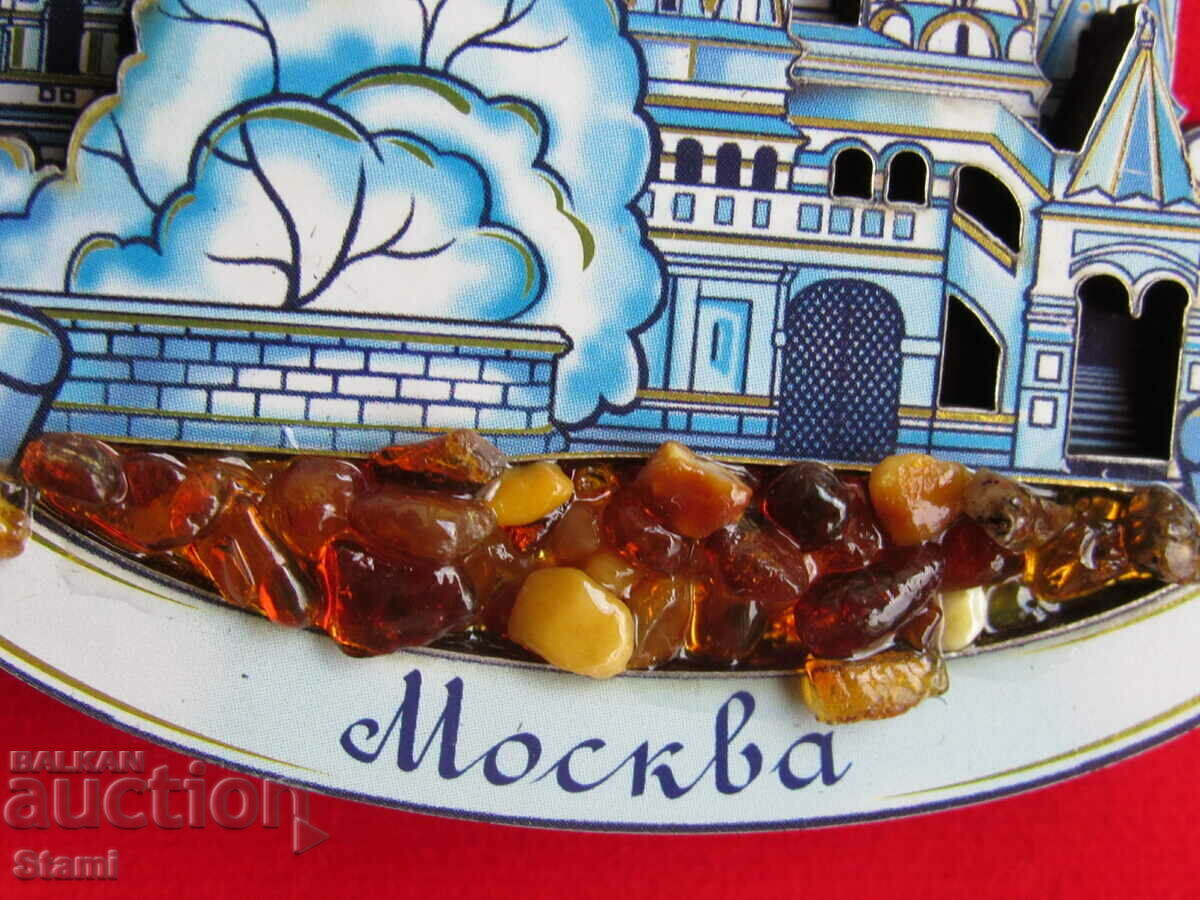 Auction Authentic 3D wooden magnet from Moscow, Russia- series- Auction Authentic 3D wooden magnet from Moscow, Russia- series-