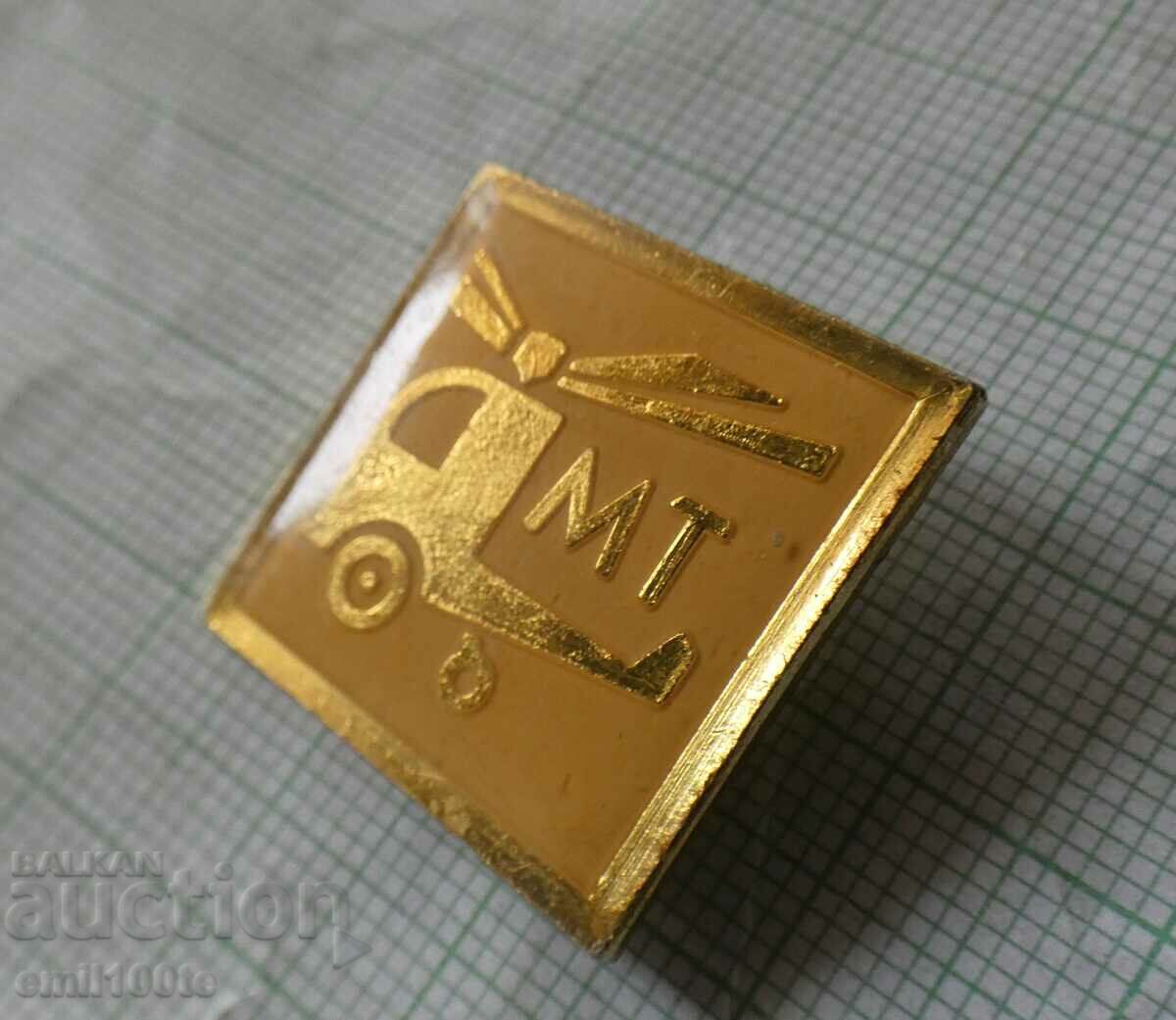 Auction Badge - MT probably Young Technician or Mototechnician Auction Badge - MT probably Young Technician or Mototechnician