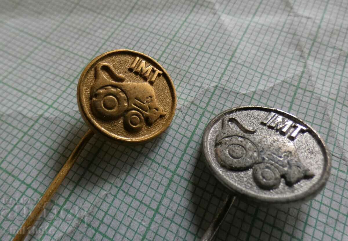 Badges 2 pieces IMT Tractor Factory Yugoslavia with price 2.00 BGN | € 1.02