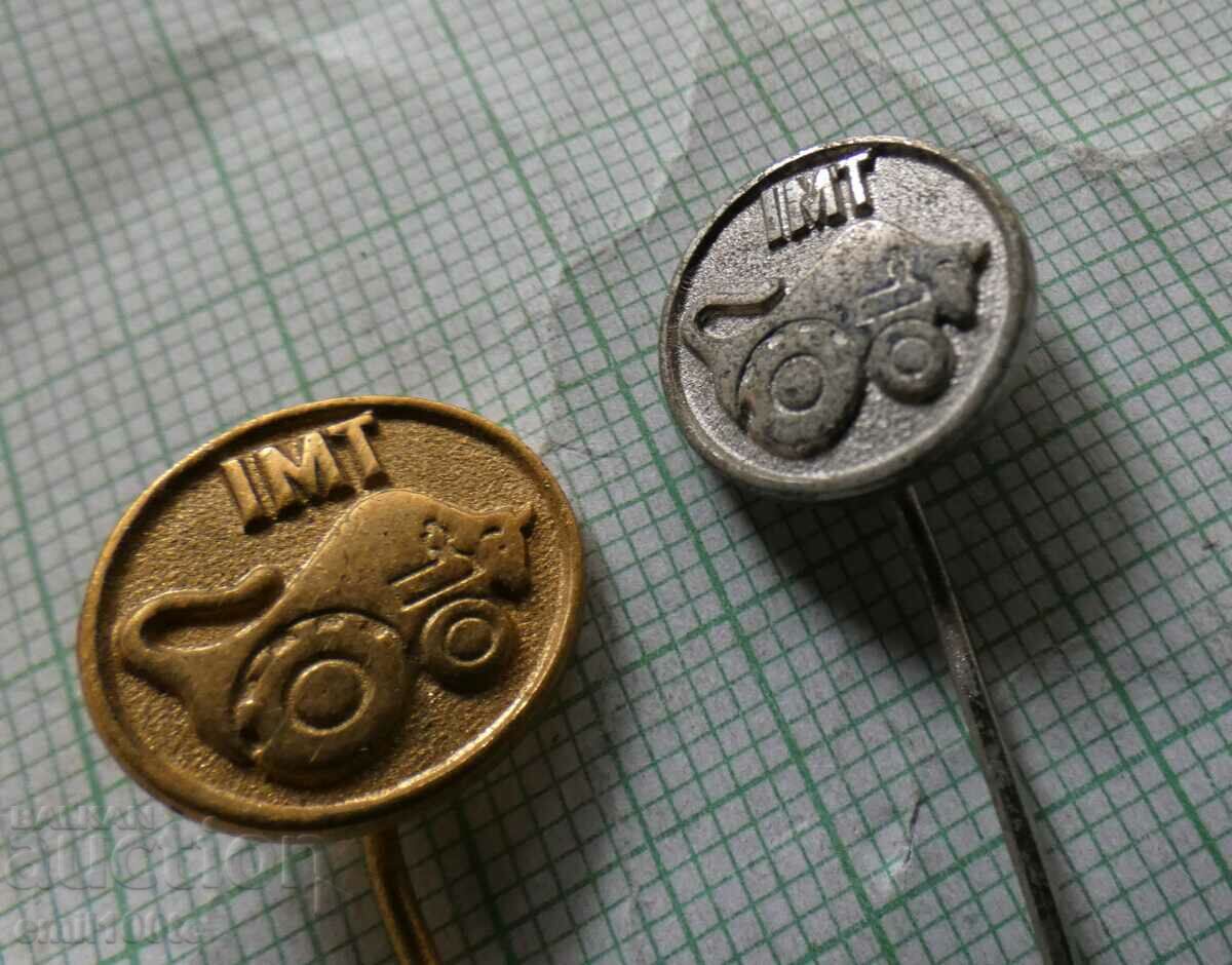 Auction  Badges 2 pieces IMT Tractor Factory Yugoslavia