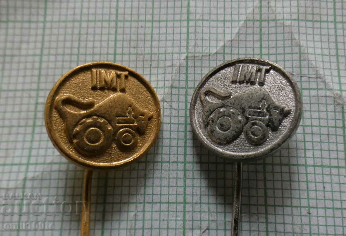 Badges 2 pieces IMT Tractor Factory Yugoslavia