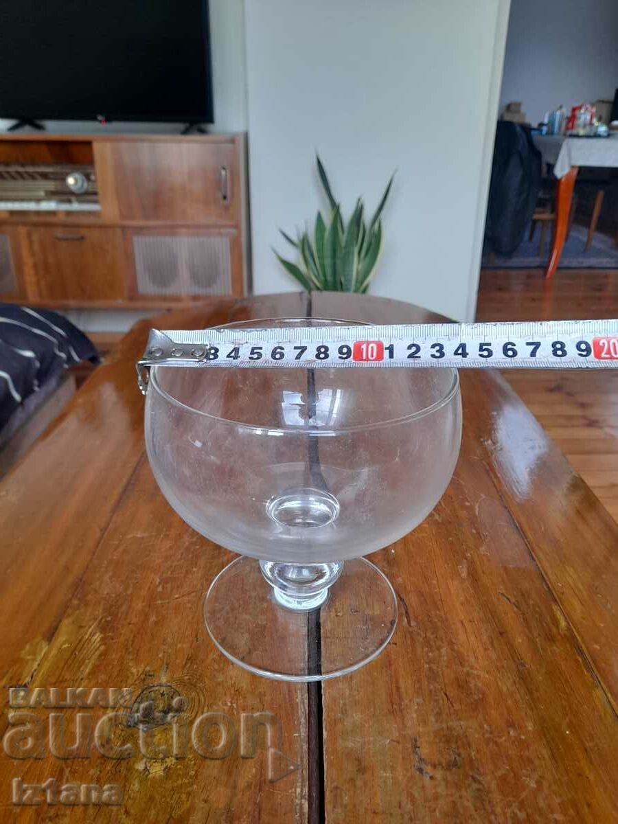 Auction  Old glass bowl