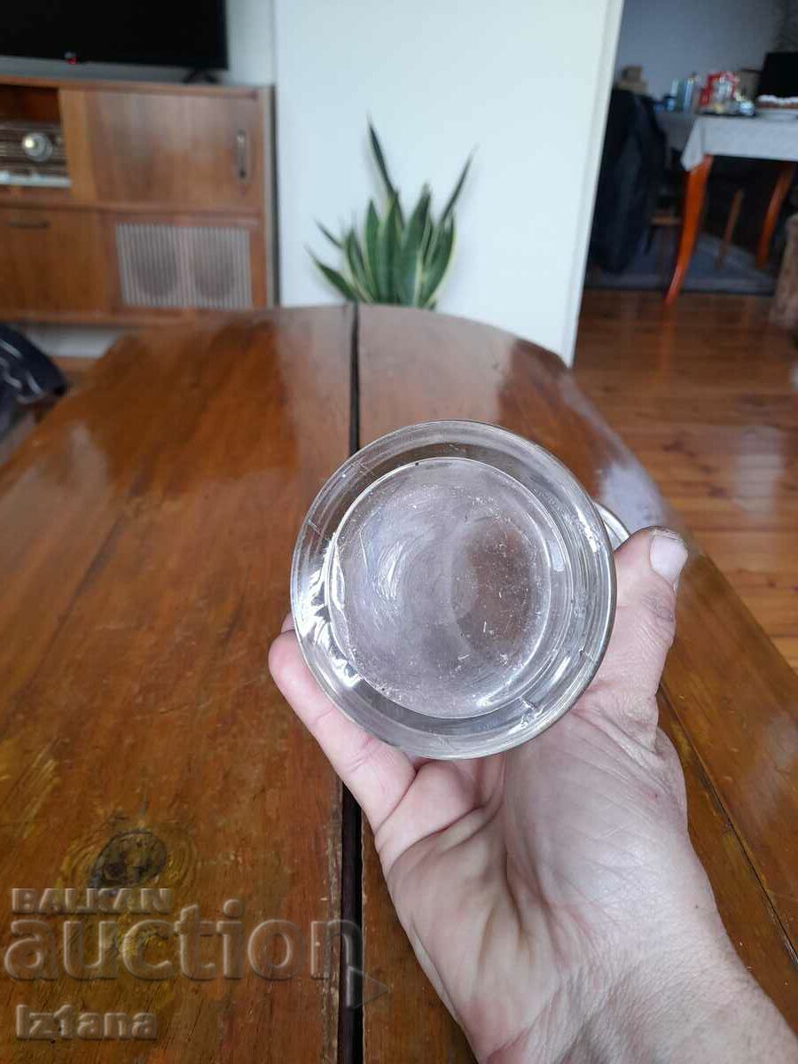 Old laboratory glass jar - 5 Old laboratory glass jar - 5