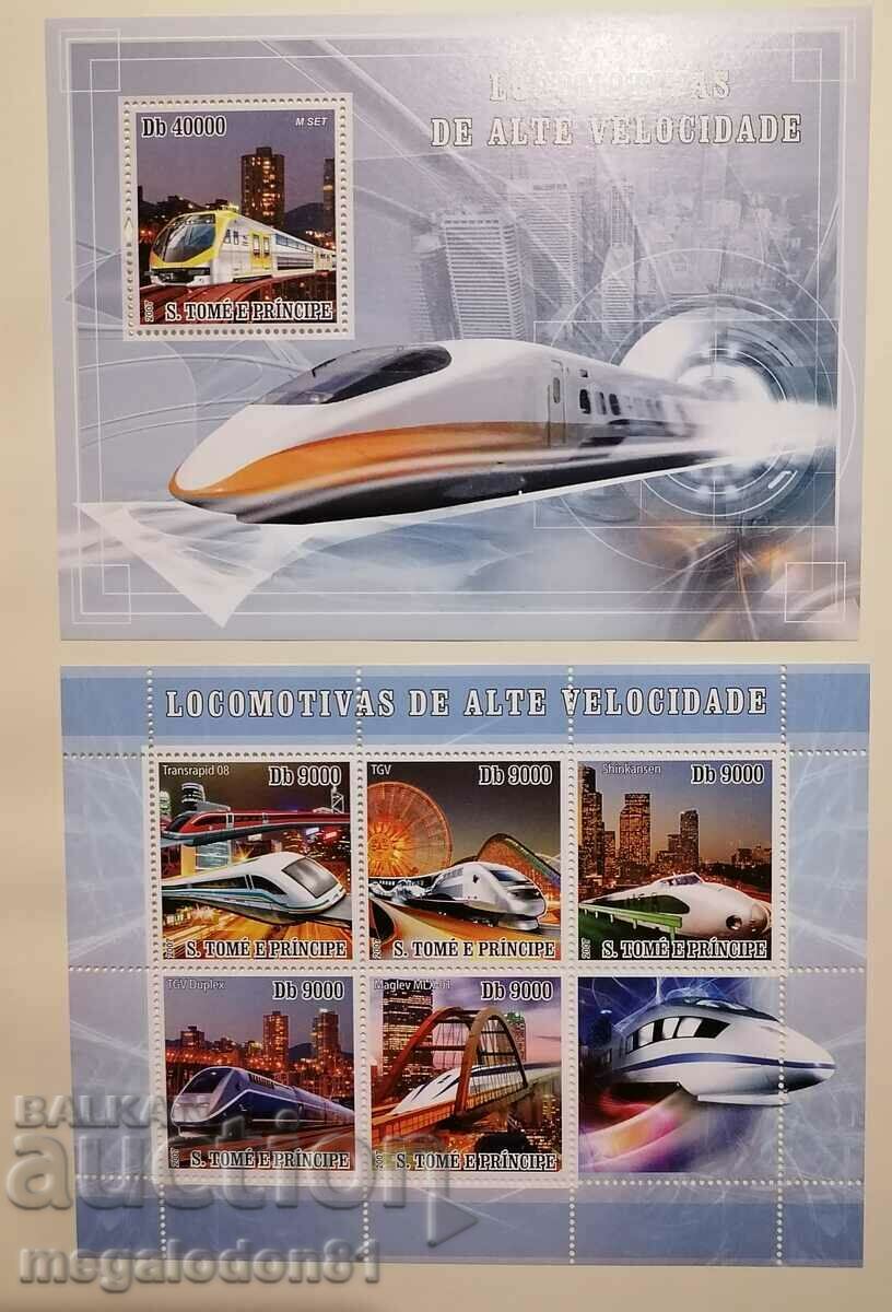 Comore - trenuri de mare viteză, 2007.