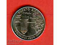 USA USA 25 Cent Issue 2009 P PUERTO RICO NEW UNC