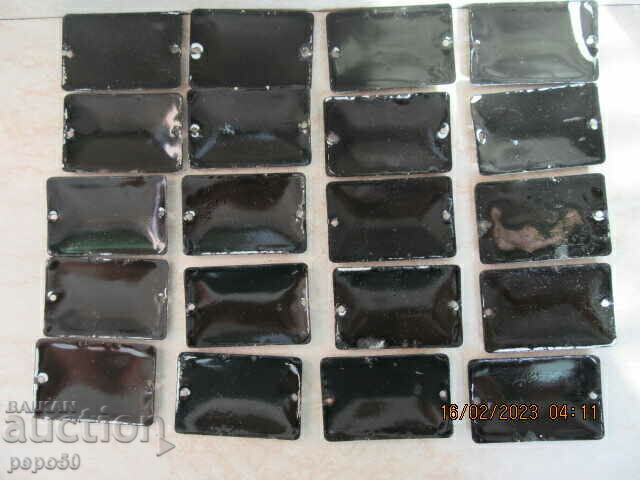 20 τμχ ΜΙΝΙ ΠΙΑΤΑ ΣΜΑΛΤΟ ΜΕ ΝΟΥΜΕΡΑ - 7 x 4,5 εκ. με τιμή € 52.00 | 101.70 BGN