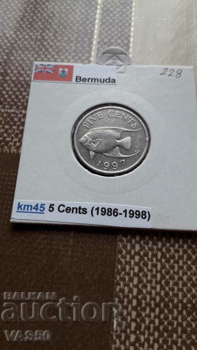 228. BERMUDA-5c.1997