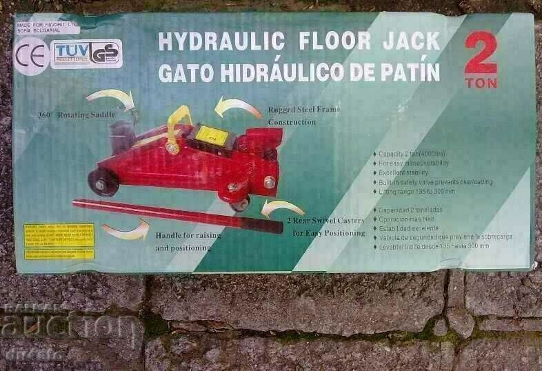 Crocodile-type hydraulic jack up to 2 t. From 140 to 300 mm. new ones - 6