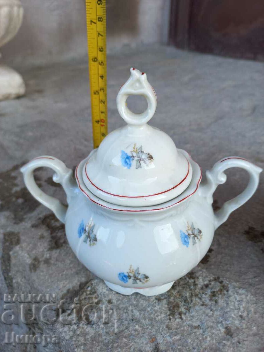 Auction PORCELAIN KETTLE AND SUGAR BULGARIAN Auction PORCELAIN KETTLE AND SUGAR BULGARIAN