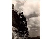 LARGE OLD PHOTO ALPINISM ALPINIST G071