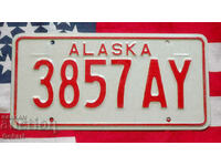 Американски регистрационен номер Табела ALASKA