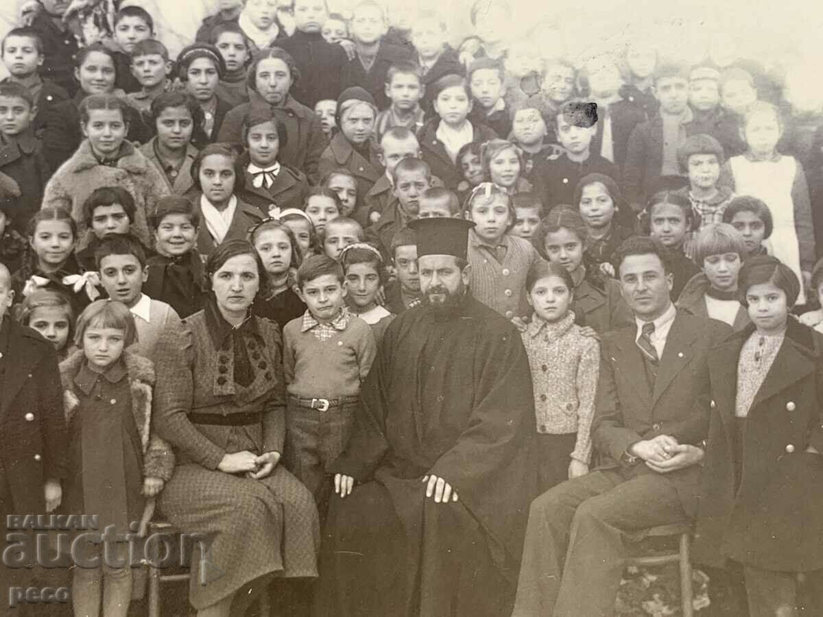 Auction School Christianization Day 1937. Priest Auction School Christianization Day 1937. Priest
