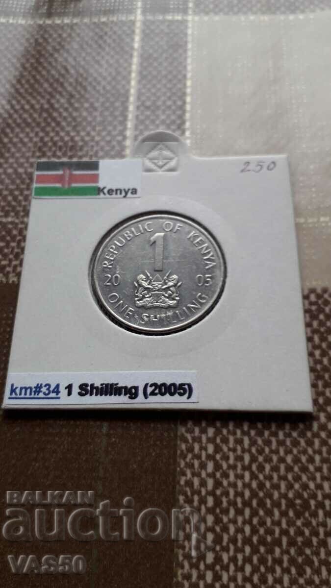 250. KENYA-1 șiling 2005