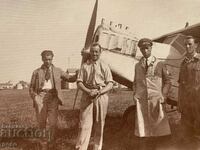 Πιλότοι μηχανικοί αεροπλάνων ; Αεροπορία Παλιά φωτογραφία