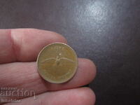 1967 год 1 цент КАНАДА - Птица - Юбилйна