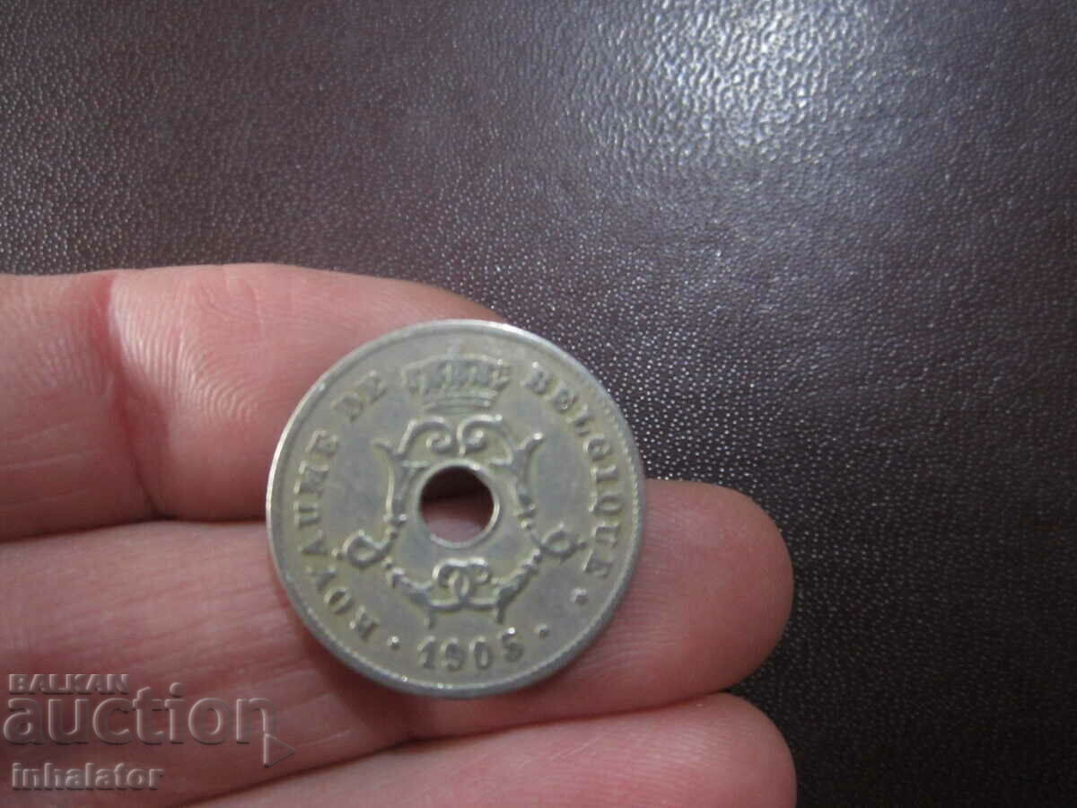 1905 10 centimes Βέλγιο - Επιγραφή στα γαλλικά - "BELGIQUE"